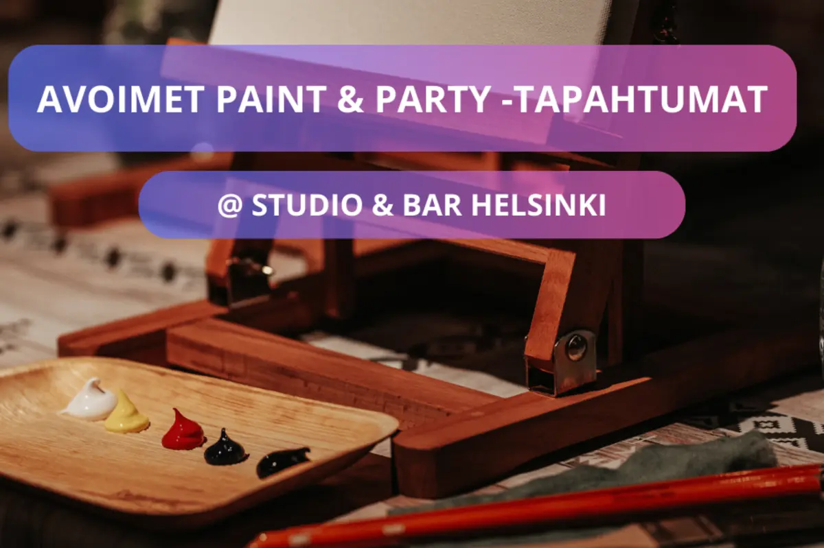 Paint & Party, avoin tapahtuma — Studio & Bar Helsinki, Helsinki