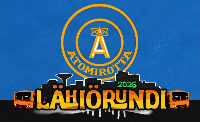 Atomirotta Lähiörundi 2026 — Hard Rock House, Helsinki