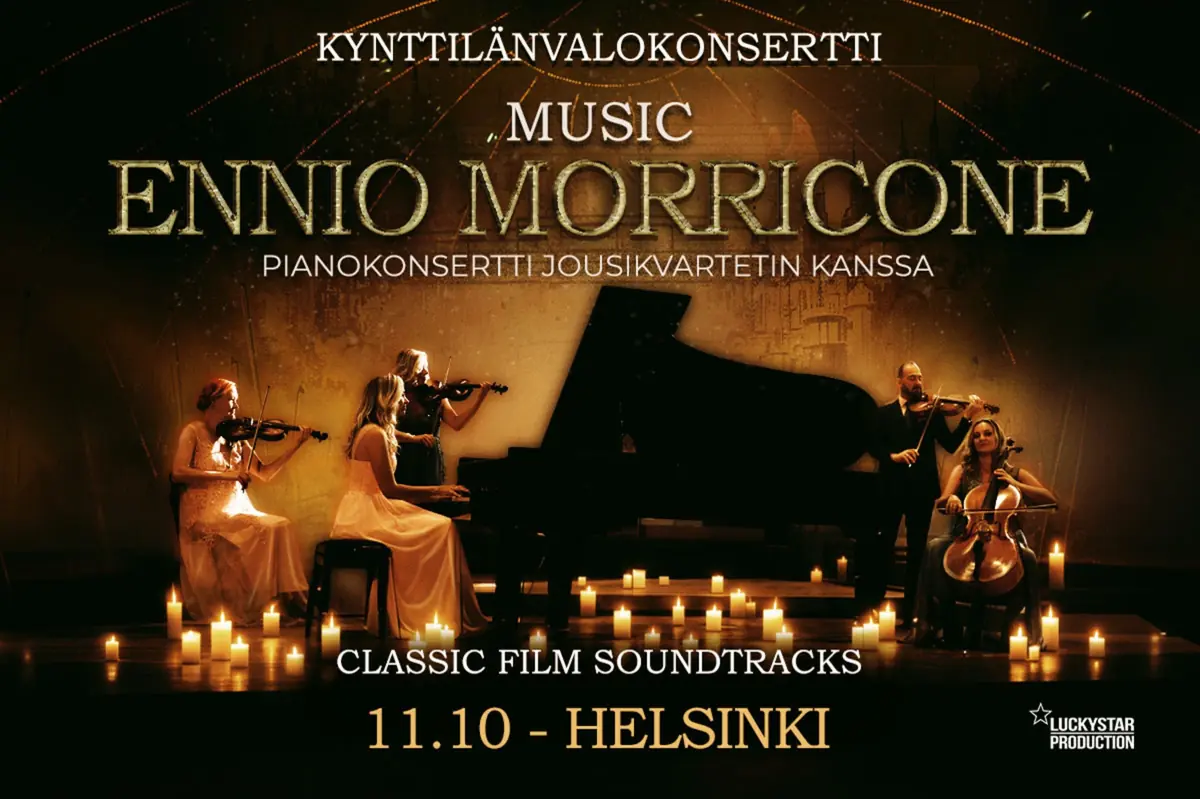 Kynttilänvalokonsertti: Ennio Morriconen musiikkia — Bio Rex Lasipalatsi, Helsinki