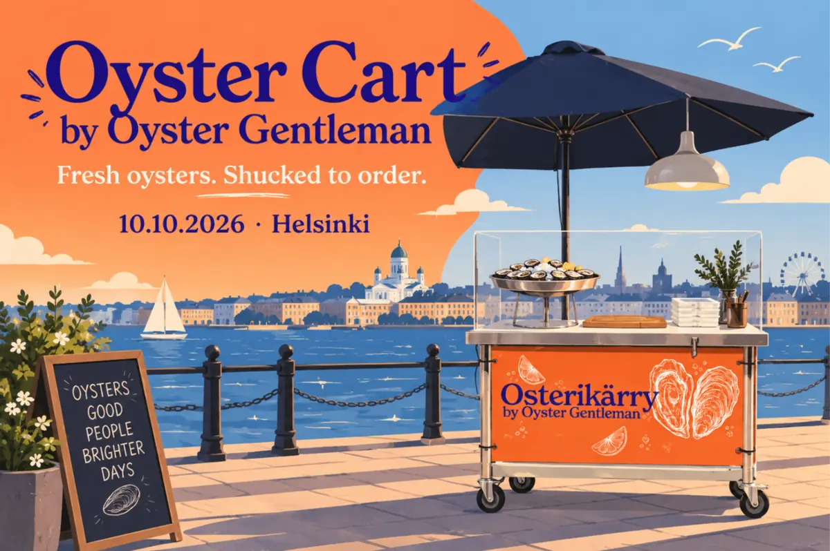 Osterikärry by Oyster Gentleman — Kaivopuisto, Helsinki